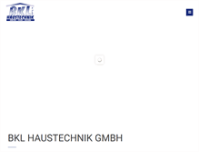Tablet Screenshot of bkl-haustechnik.de